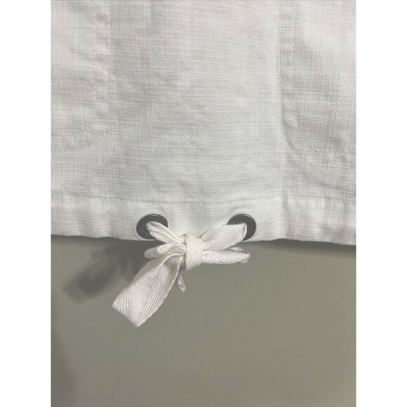 Merona White Women Jacket Hoodies 100% Cotton Size Small - Picture 4 of 8